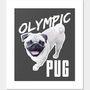 Olympic Pug Posters and Art